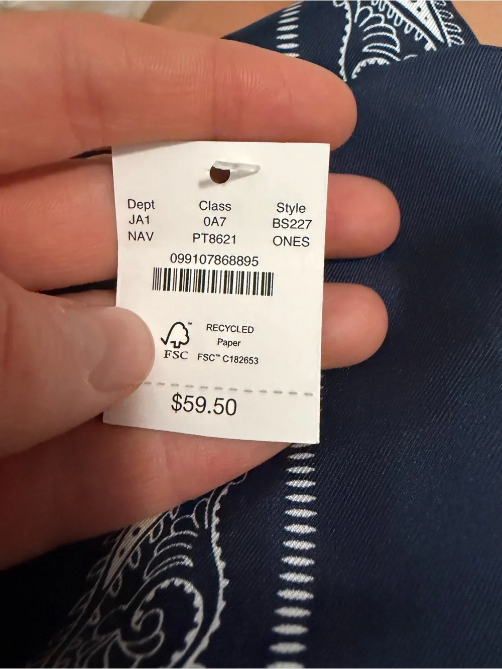 J crew Printed silk scarf